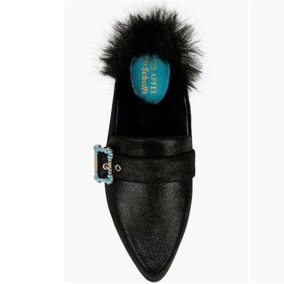 NEW DR. SCHOLL'S Iris Apfel Mr Carl Mules in black for women 825 4m2 - Picture 7 of 10